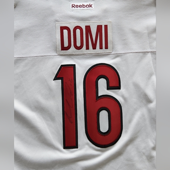 Arizona Coyotes Signed Max Domi Reebok Jersey Women's Size XXL - Picture 4 of 9